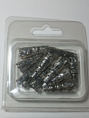 3/$15 Cone Terminators 22mm Filigree Antique Silver Finish Pack Of 10 4879MB